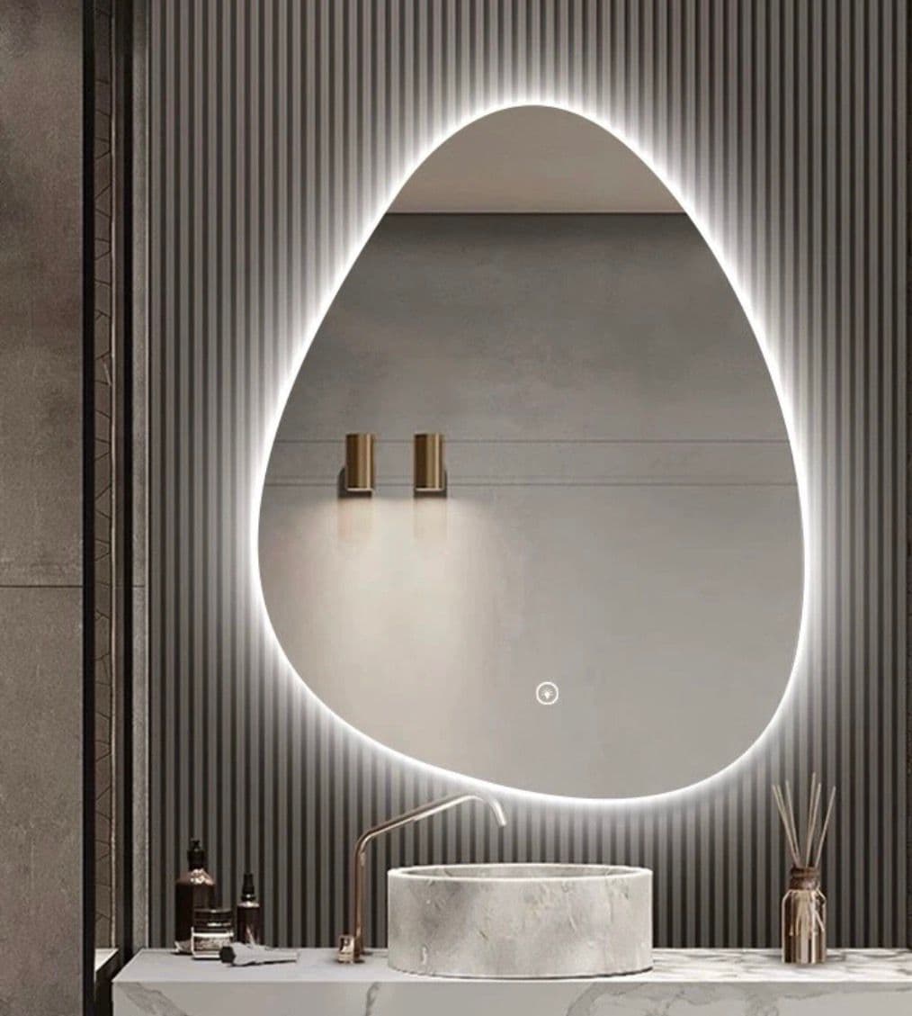 NUEVO DISEÑO ESPEJO CON LUCES LED 3 TURNOS