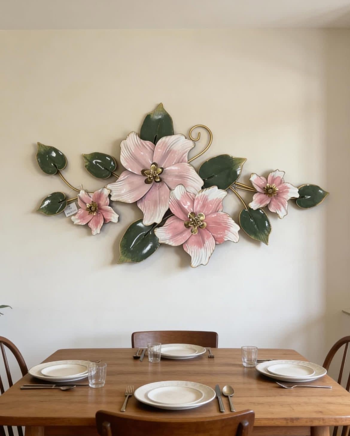 Decoración de Pared Floral 3D de Lujo