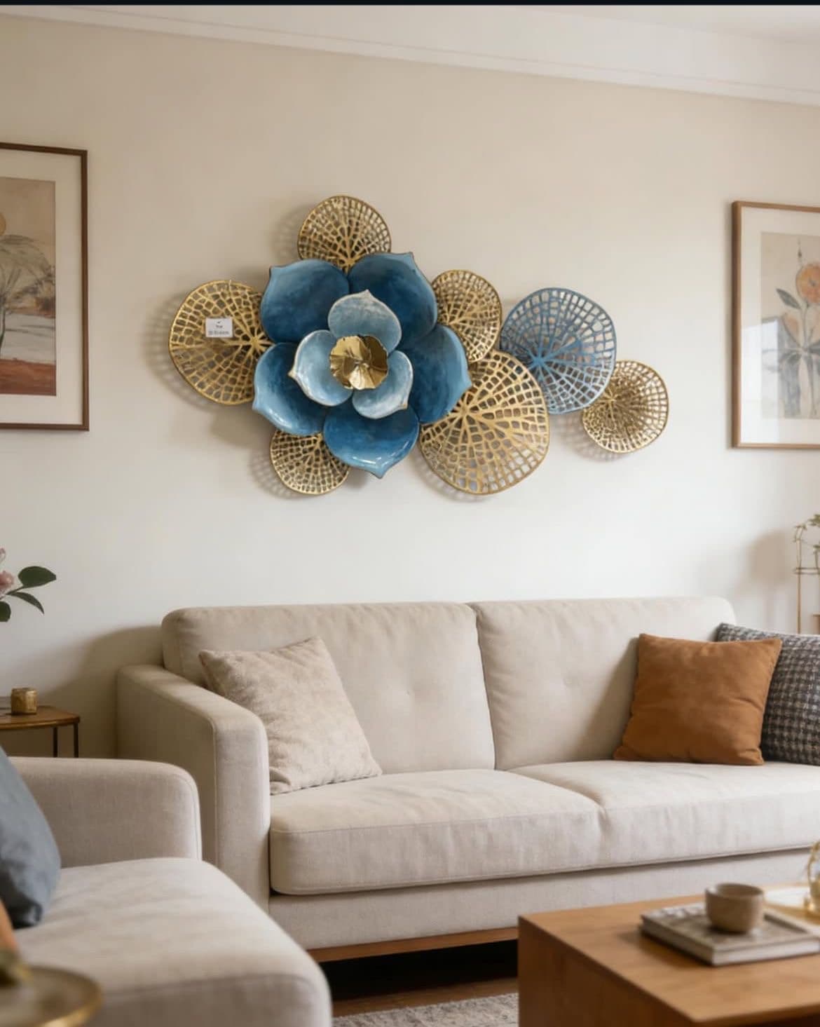 Decoración de Pared Floral 3D – 52 cm
