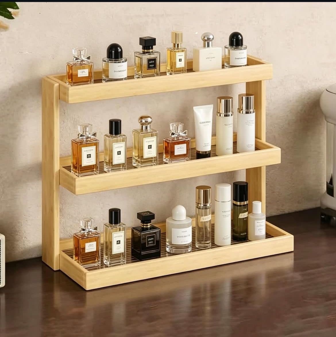 Organizador de Perfumes y Cosméticos de 3 Niveles