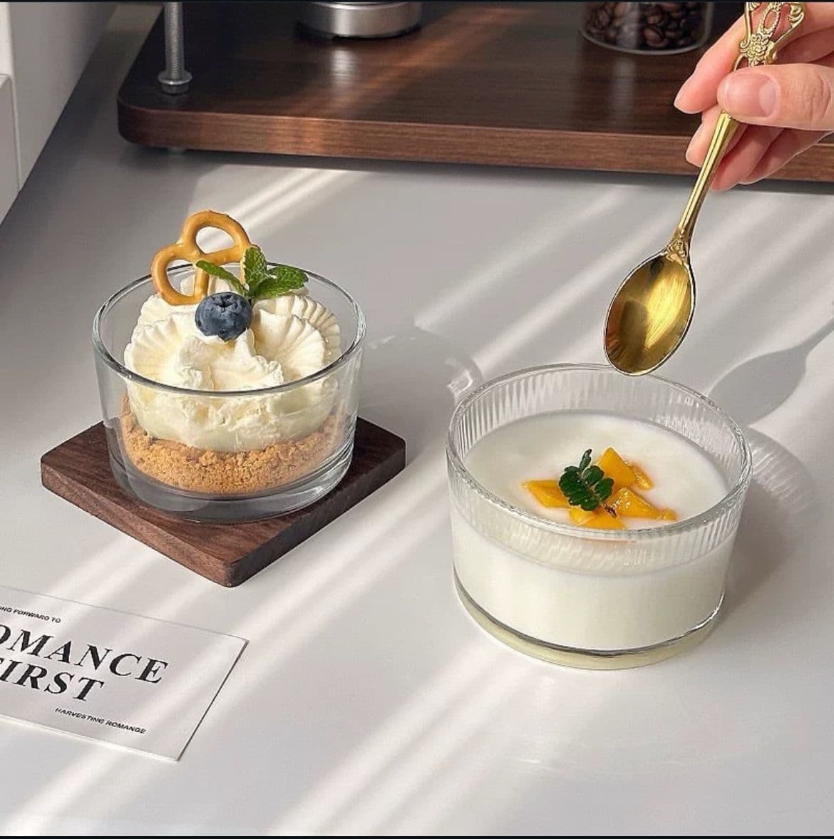 Tazón de Vidrio Premium para Postres y Snacks