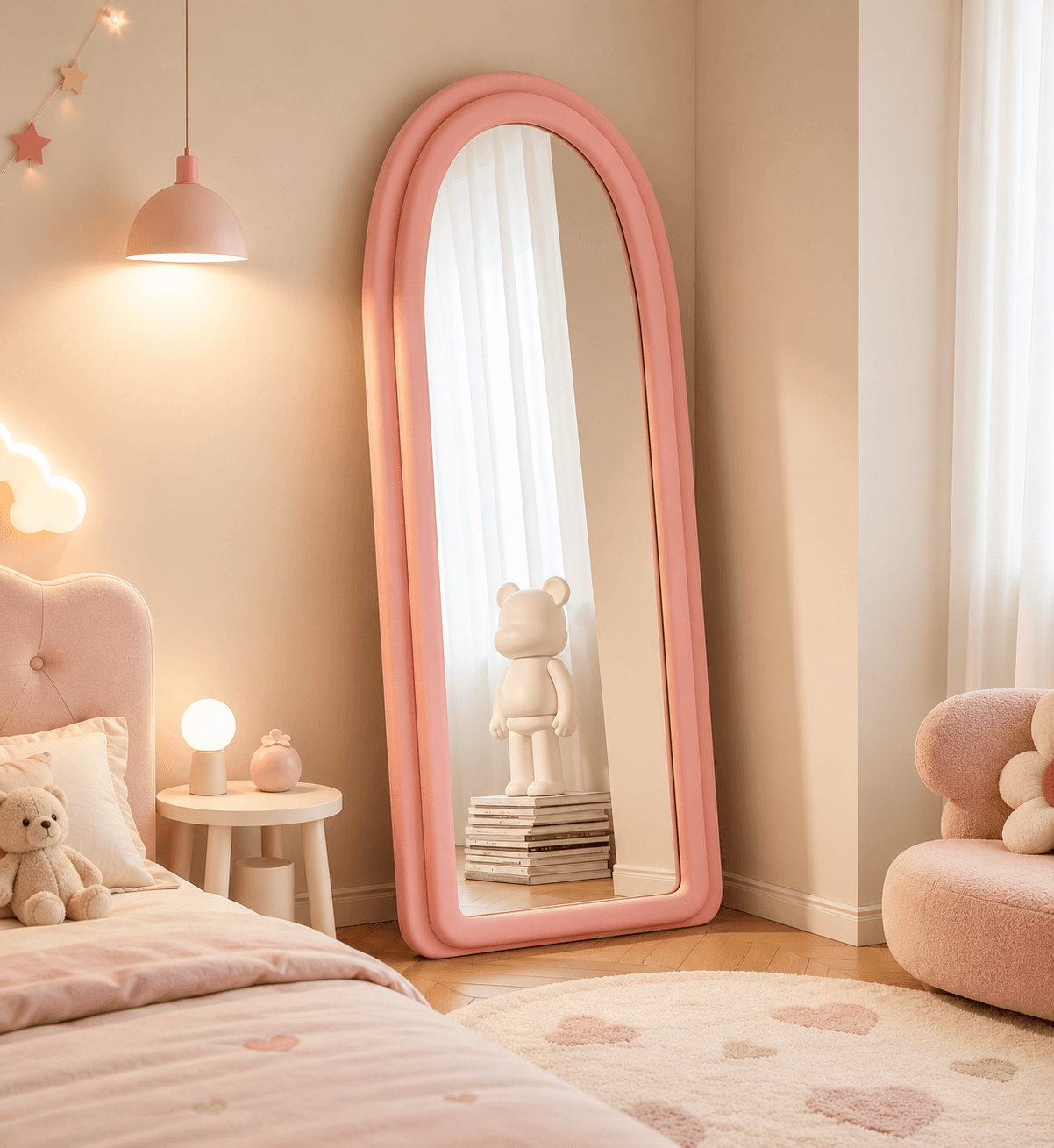 #2M-Espejo de Piso de Arco Premium – Elegancia y Estilo para tu Hogar (60 × 160 cm)